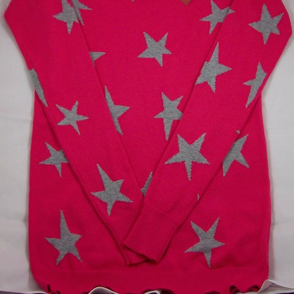 Arizona Jean Co. Pink Star Print Tunic Sweater - Picture 3 of 4